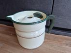 Emaille melkkoker crème, Ophalen of Verzenden