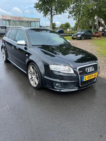 Audi RS4 4.2 FSI V8 Avant  Quattro 2007 Zwart Youngtimer beschikbaar voor biedingen