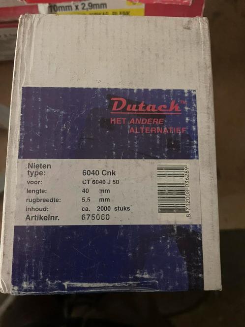 Dutack nieten 6040 cnk 6030 cnk 40 mm 30mm, Doe-het-zelf en Verbouw, Glas en Ramen, Nieuw, Minder dan 80 cm, Ophalen of Verzenden