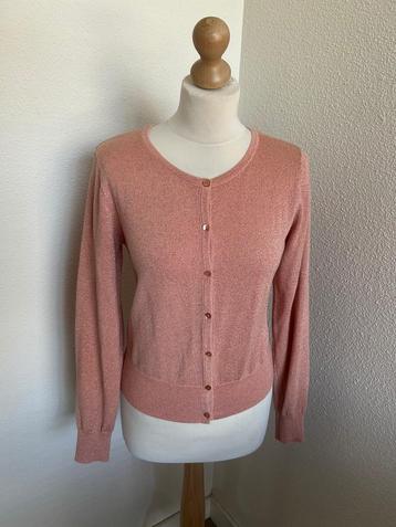 King Louie maat L roze glitter cardigan vest 2220 beschikbaar voor biedingen
