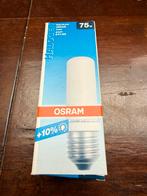 1 nieuwe Osram Halolux Ceram mat pearl E27 75W halogeenlamp, 60 watt of meer, Halogeen (gloei)lamp, Nieuw, E27 (groot)