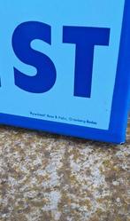 Origineel emaille reclamebord Rixe Dienst motorfietsen., Reclamebord, Gebruikt, ., Ophalen of Verzenden