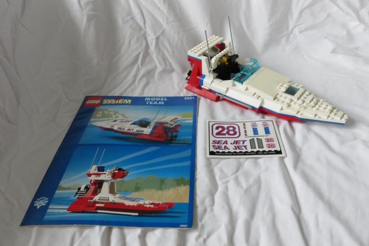 Lego Model Team, set 5521 Sea Jet, Kinderen en Baby's, Speelgoed | Duplo en Lego, Gebruikt, Lego, Complete set, Ophalen of Verzenden