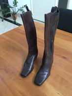 Zgan bruine leren laarzen maat 36, Kleding | Dames, Schoenen, Ophalen of Verzenden, Zo goed als nieuw