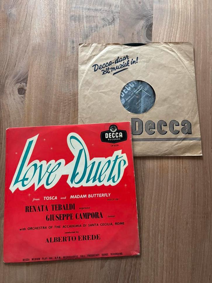 Decca 33t LP – Puccini Tosca & Madama Butterfly ffrr, Cd's en Dvd's, Vinyl | Klassiek, Gebruikt, Romantiek, Opera of Operette