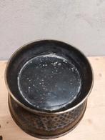 Grote Chinese bronzen cloisonné vaas – handgemaakt, ca. 1950, Antiek en Kunst, Ophalen of Verzenden