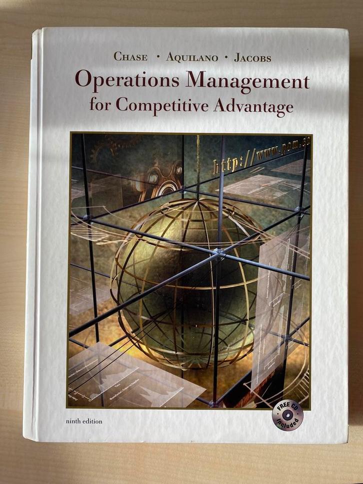 Operations Management for Competitive Advantage9780072395303, Boeken, Economie, Management en Marketing, Zo goed als nieuw, Management