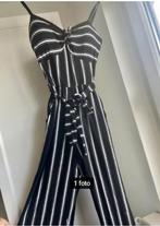 Nieuwe wit/blauwe jumpsuit, Ophalen of Verzenden, Nieuw, Maat 38/40 (M), Overige kleuren