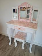 Leuke Make-up Tafel met Spiegel & Stoel, Kinderen en Baby's, Kinderkamer | Tafels en Stoelen, Ophalen, Gebruikt, Tafel(s) en Stoel(en)