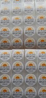 Nr.  20 :  80 stickers : Hope this package brightens your..., Ophalen of Verzenden, Nieuw, Meerdere stickers
