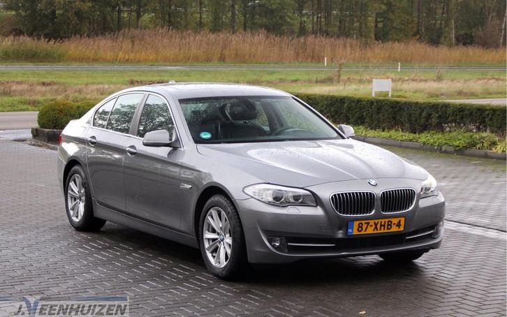 BMW 5 Serie 520i High Executive | 2012 | Navi | Schuif/kante, Auto's, BMW, Bedrijf, Te koop, 5-Serie, ABS, Airbags, Airconditioning