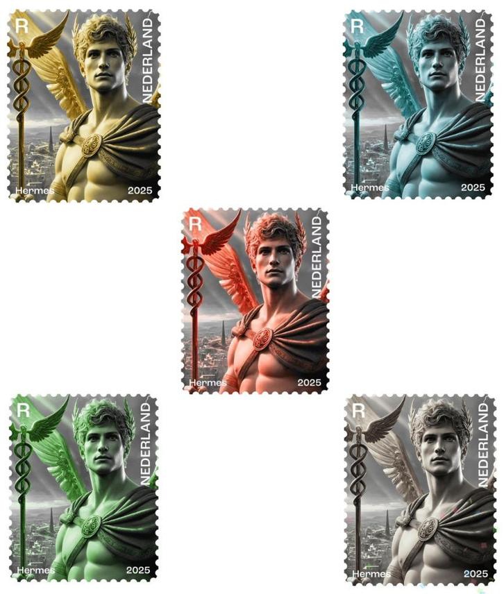 Complete set Crypto zegels Hermes 2025 Nederland, Postzegels en Munten, Postzegels | Nederland, Postfris, Ophalen of Verzenden