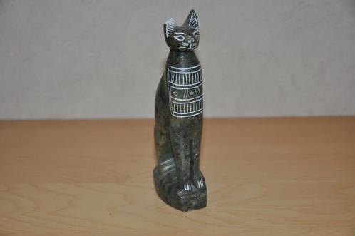 Marmeren kat uit Egypte, Antiek en Kunst, Antiek | Porselein, Ophalen of Verzenden