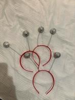 3 haarbanden met zilveren bollen, Ophalen, Nieuw, Carnaval