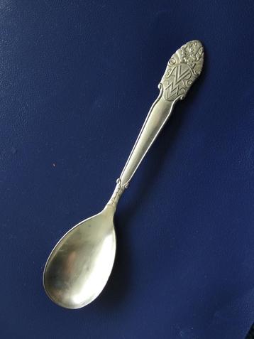 lepel theelepeltje verzilverd AVRO 1934 Art Deco suikerlepel beschikbaar voor biedingen