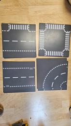 LEGO Wegplaten Set - Kruisingen, Bochten, Rechte stukken, Ophalen of Verzenden, Zo goed als nieuw