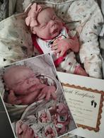 silicone reborn baby met 2 certificaten Sarah Grace booboo, Verzamelen, Poppen, Ophalen of Verzenden, Nieuw, Babypop, Levensecht of Reborn
