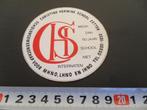 sticker Zetten Christine Hermine School meer dan 60 jaar, Verzamelen, Stickers, Ophalen, Zo goed als nieuw