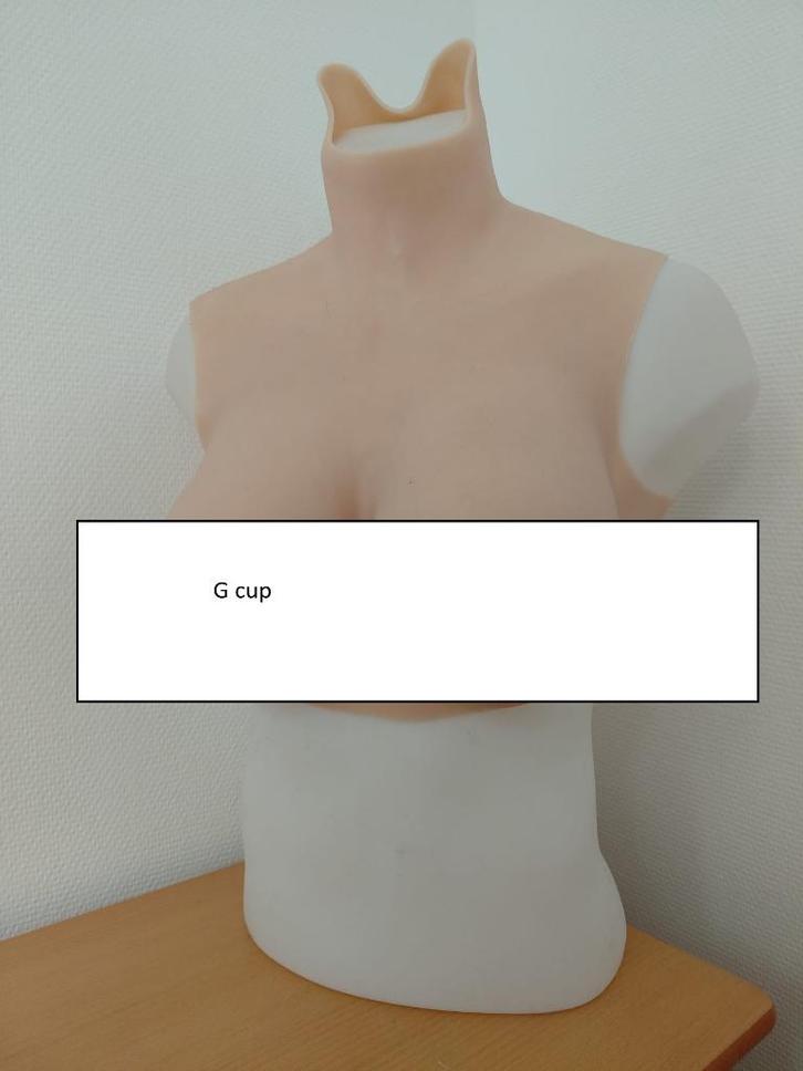 Silicone borstprothese - G cup, Hobby en Vrije tijd, Kostuums, Theaterbenodigdheden en LARP, Nieuw, Overige typen, Ophalen of Verzenden