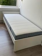 Eenpersoons bed met matras., Ophalen, 90 cm, Eenpersoons, Wit