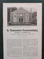 De Nederlandsche Tooneelvereniging 1903, Nederland, Ophalen of Verzenden, Tijdschrift, Voor 1920