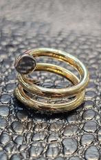 Prachtige spijker 14 karaat gouden ring, Nieuw, Ophalen of Verzenden, Dame, Goud