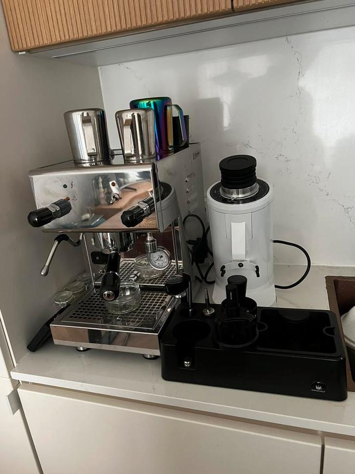 Profitec Pro 300 + DF83v2 | Dual Boiler Espresso Set, Witgoed en Apparatuur, Koffiezetapparaten, Zo goed als nieuw, Koffiebonen