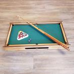 Medium sized Pooltafel + Keu's en ballen || Nu € 49.99, Sport en Fitness, Biljarten en Poolen, Ophalen, Gebruikt, Pooltafel, X