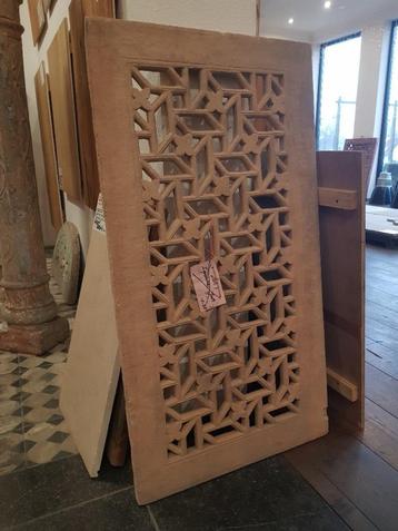 ANTIEK 18E-EEUWS JALI PANEEL - RAAM 61X114 CM beschikbaar voor biedingen