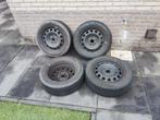 Winterbanden 205/55 R 16 91H op velg, Ophalen, Gebruikt, 16 inch, Banden en Velgen