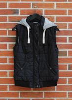 Street one zwarte sporty bodywarmer met capuchon m, Kleding | Dames, Maat 38/40 (M), Ophalen of Verzenden, Street One, Zo goed als nieuw