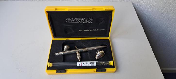 Harder & Steenbeck Evolution 2in1 Classic Airbrush, Hobby en Vrije tijd, Schilderen, Gebruikt, Airbrush en Toebehoren, Ophalen of Verzenden
