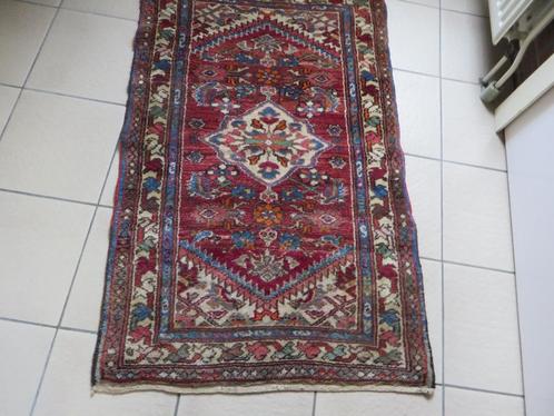 Vintage Oosters Tapijt handgeknoopt 75 x 120 cm, Antiek en Kunst, Antiek | Kleden en Textiel, Ophalen