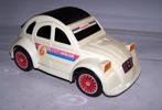 Joustra 9” CITROEN 2CV Plastic RALLY CAR White FRANCE Racing, Overige merken, Ophalen of Verzenden, Zo goed als nieuw, Auto