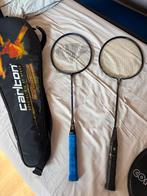 2 badminton rackets incl hoes, Ophalen of Verzenden, Zo goed als nieuw, Racket(s)