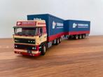 WSI Daf 3600 Spacecab 6x2 huifcombi Torben Rafn 1:50, Ophalen of Verzenden, Nieuw, Bus of Vrachtwagen, Wsi