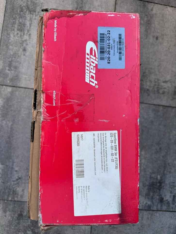 Eibach Veren Set BMW F30/F36, Auto-onderdelen, Ophanging en Onderstel, BMW, Gebruikt, Ophalen