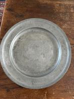Antiek Tinnen Bord, Antiek en Kunst, Ophalen of Verzenden