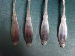 4 Biedermeier Schoonhoven theelepeltjes = 3 +1 gratis, Ophalen of Verzenden