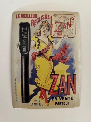 Vintage Franse reclamekaart Zan Pastilles beschikbaar voor biedingen