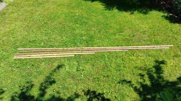 5 Houten roeden 35 mm beschikbaar voor biedingen