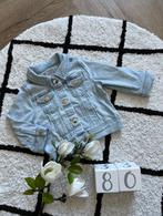 ZGAN licht blauw jeans jasje jack Primark 74 80 spijkerjas, Jongetje of Meisje, Ophalen of Verzenden, Zo goed als nieuw, Jasje