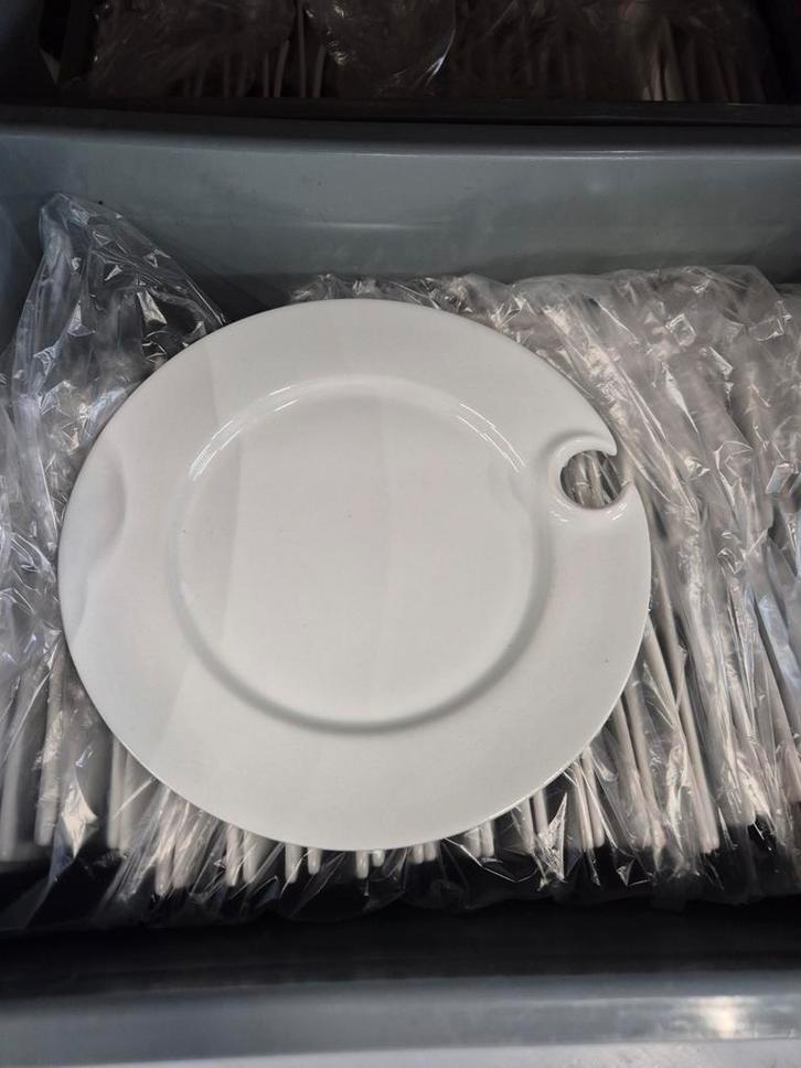 Walking Diner Borden Porselein - Grote Partij, Huis en Inrichting, Keuken | Servies, Nieuw, Bord(en), Effen, Porselein, Ophalen