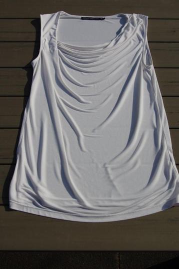 Steps, zomers mouwloos shirt, wit/creme, maat M beschikbaar voor biedingen