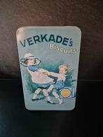 Verkade biscuits blik, Verzamelen, Blikken, Ophalen of Verzenden, Gebruikt, Koek(jes), Verkade