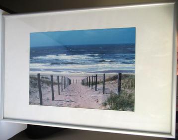 Katwijk Duinopgang~Foto in lijst achter glas~Gaaf~46 cm x 31 beschikbaar voor biedingen