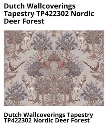 Gezocht: 2 meter Dutch Wallcoverings Tapestry TP422302 beschikbaar voor biedingen