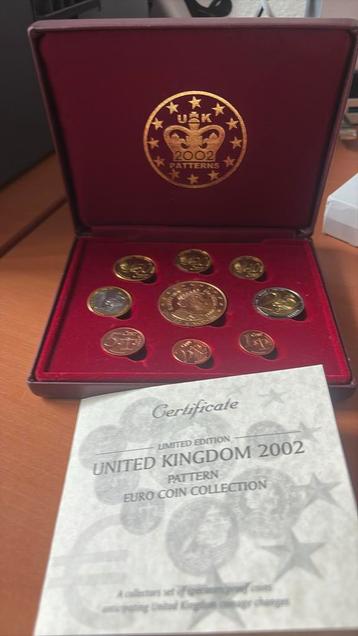 2002 pattern euro set united kingdom beschikbaar voor biedingen