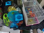 Hamsterkooien incl. Accessoires, Minder dan 75 cm, Zo goed als nieuw, Ophalen, Minder dan 60 cm