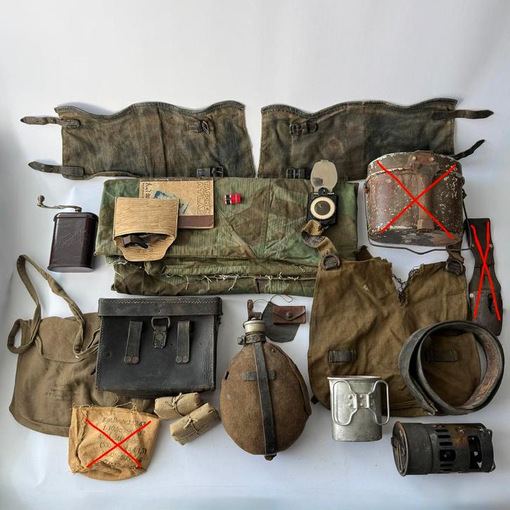Groot lot duitse militaria WO2, Verzamelen, Militaria | Tweede Wereldoorlog, Overige typen, Duitsland, Ophalen of Verzenden